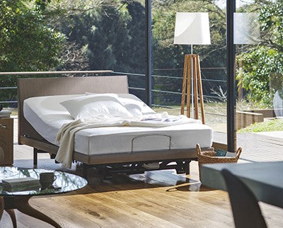 【送料、組立設置 無料】電動ベッド　グランサスGS-01F　マットレス付き　セミダブルサイズ　２M（背上げ・脚上げ）